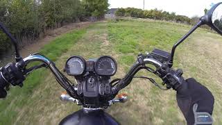 Yamaha XJ650 Maxim  XJR1300 Exhaust  Ninja 750 Carbs  Testing Tune [upl. by Dodd]