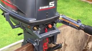 Yamaha 5hp 2stroke outboard motor [upl. by Dranoel]