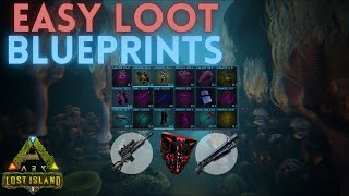 INSANELY EASY BPs amp Loot  Lost Island  Underwater Crates Blueprints  ARK  ARK Survival [upl. by Perlis]