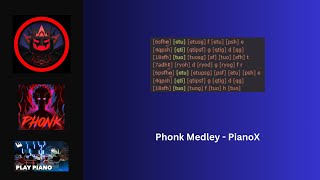 Phonk Medley  PianoX  ROBLOX Virtual Piano [upl. by Nancey]