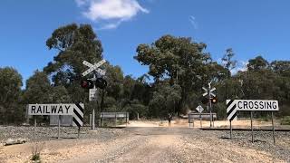 Finnegans Lane Railway Crossing Beaufort [upl. by Grenier]