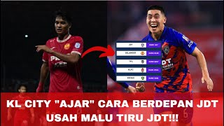 Jelang JDT vs Selangor Player ini anggap KL City quotAjarquot Cara Berdepan JDT Tak usah Malu Tiru JDT [upl. by Lak792]