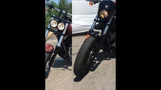 Dueling Dynas Harley Fat Bob vs Low Rider S [upl. by Joyan559]