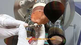 How to coat powder with High vacuum magnetron sputtering coater [upl. by Kilk]