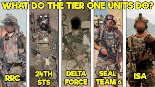 Inside the US Military’s Five ELITE Tier One Units What do they do [upl. by Wallas443]