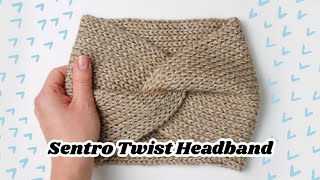 Sentro or Jamit Crossed Headband Pattern [upl. by Eislrahc44]