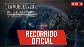 🔥 La Vuelta 23  Recorrido oficial Official Route 🔥 [upl. by Aivul470]