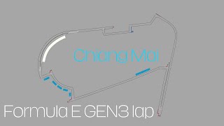 F1c test facility  test on Chiang Mai EPrix Circuit proposal with Formula E Gen3 car [upl. by Issy189]