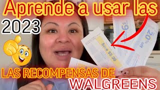 Como utilizar LAS RECOMPENSAS DE WALGREENS 🔥🔥🔥 [upl. by Wilden]