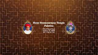 Swaminarayan Temple Palatine LIVE [upl. by Johnnie]