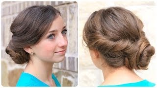 How to Create an Easy Twisted Updo  Plus Exciting Announcement [upl. by Cony]