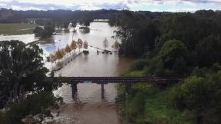 Floods Lismore 2016 Drone [upl. by Harmonia]