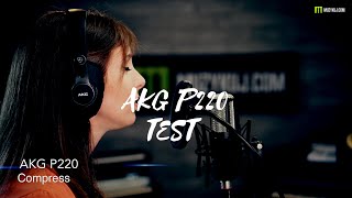 AKG P220  TEST [upl. by Ahsikar]