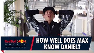 How Well Does Max Verstappen Know Daniel Ricciardo [upl. by Henrique]