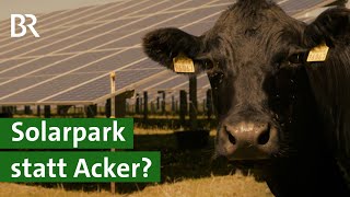 Energiewende Wenn aus Ackerland ein Solarpark wird  Landwirtschaft  Unser Land  BR [upl. by Phillane362]