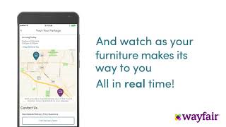 Wayfair  Day of Delivery Tracking [upl. by Efrem]