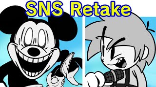 Friday Night Funkin VS Mickey Mouse  Sunday Night S Rookies V1 SNS Retake FNF ModCreepypasta [upl. by Enriqueta396]