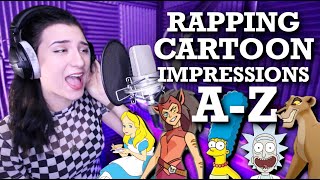 Alphabet Aerobics  CARTOON IMPRESSIONS RAP take 2 [upl. by Annayr350]