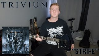 Strife  Trivium Guitar Cover [upl. by Airekat]