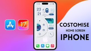 How to Customise Your IPhone Home Screen 2024 [upl. by Aicxela]