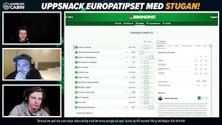 Europatipset med Adam Bengan amp Hyltan [upl. by Atnuahc]