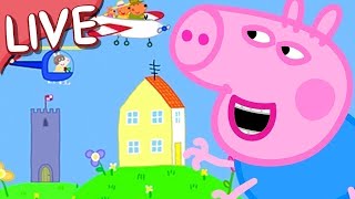 🔴 Giant Peppa Pig and George Pig LIVE FULL EPISODES 24 Hour Livestream [upl. by Sutherlan]