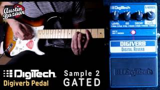 Digitech XSeries XDV DIGIVERB Digital Reverb Pedal Demo [upl. by Eirellav]