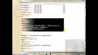 77 Oracle Stored Functions تعليم أوراكل [upl. by Alison]