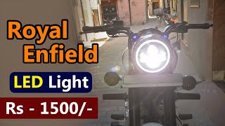 Royal Enfield LED Headlight  Cheap Light for Bike [upl. by Acinnor277]