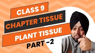 Class 9 Biology Chapter 2  Tissues simple permanent tissue Lecture 2 [upl. by Inoue821]