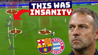 How Flick Destroyed The Bayern Machine  Tactical Analysis  Barcelona 41 Bayern Munich [upl. by Yate]