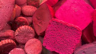 Very Rich Deep Pigment Pink Iron Oxide and Gym chalk Doing Oxichalk Part  4 [upl. by Orel]