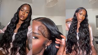 30 INCHES AND 300 DENSITY  Start to Finish HD Lace Frontal Wig Install  Asteria Hair [upl. by Dowdell]