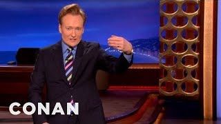 CONAN Monologue 110512  CONAN on TBS [upl. by Aihsekal911]