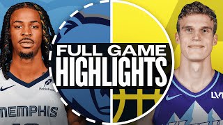 GRIZZLIES at JAZZ  FULL GAME HIGHLIGHTS  October 23 2024 [upl. by Onibas]