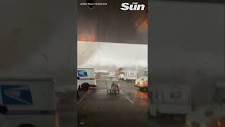 Tennessee woman captures deadly tornado on camera [upl. by Ossy]