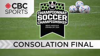 U Sports Mens Soccer Championship Consolation Final  CBCSports [upl. by Peddada]