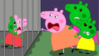 Zombie Apocalypse Zombies Appear At The Maternity Hospital🧟‍♀️  Peppa Pig PJ Mask Funny Animation [upl. by Aicerg748]