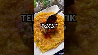 Telur Bistik Daging shortsviral recipe easycooking cooking shortsviral short foodie viral [upl. by Cirenoj]