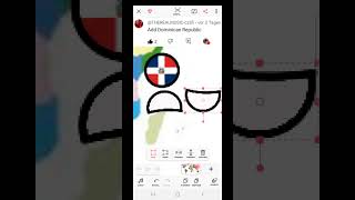 adding dominican rep to the World map countryballs worldmap dominicanrepublic fypシ゚viral [upl. by Bina908]