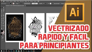 SERIGRAFIA  VECTORIZADO RAPIDO EN ILUSTRADOR [upl. by Aneehsak105]