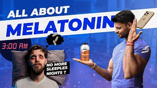 DOES MELATONIN SUPPLEMENT HELP YOU SLEEP ✅ ❌  fitness health bodybuilding [upl. by Standing]