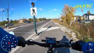 10 Km Bike ride around Yellowknife  Part 1 [upl. by Eilagam243]