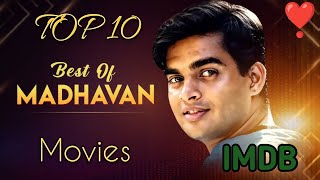 TOP10 RMadhavan Best Movies IMDB movie bollywood hindi hindisong love romantic romance like [upl. by Elset483]