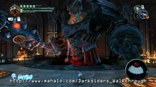 Darksiders Walkthrough  The Black Throne Part Straga Boss Fight [upl. by Carey361]