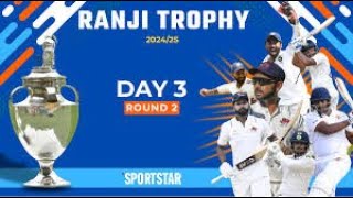 PUN vs UP Thrilling Showdown in Ranji Elite 39th Match  Day 3 Session 1 Highlight [upl. by Whitten619]