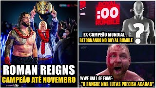 BOMBA ROMAN REIGNS CAMPEÃO ATÉ NOVEMBRO GRANDES RETORNOS NO ROYAL RUMBLE  Noticias WWE [upl. by Gustave]