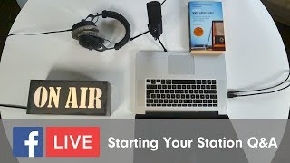 How to Start Your Radio Station Live QampA [upl. by Enelkcaj]