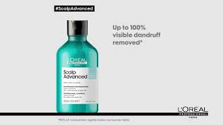 LOreal Professionnel Scalp Advanced AntiDandruff DermoClarifier Shampoo [upl. by Arihsak]