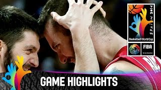 France v Serbia  Game Highlights  SemiFinal  2014 FIBA World Cup [upl. by Warfeld]